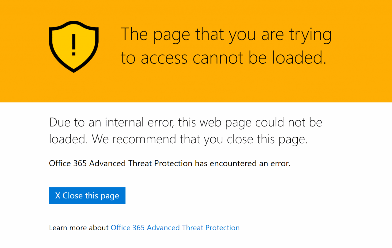 Office 365 Advanced Threat Protection safelinks