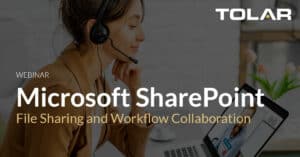 Microsoft SharePoint webinar banner